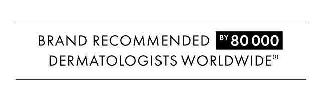 brand recommended by 80.000 dermatologists
