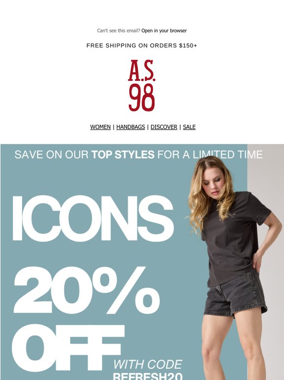 Icons On Sale ✨ Best Sellers Now 20% Off