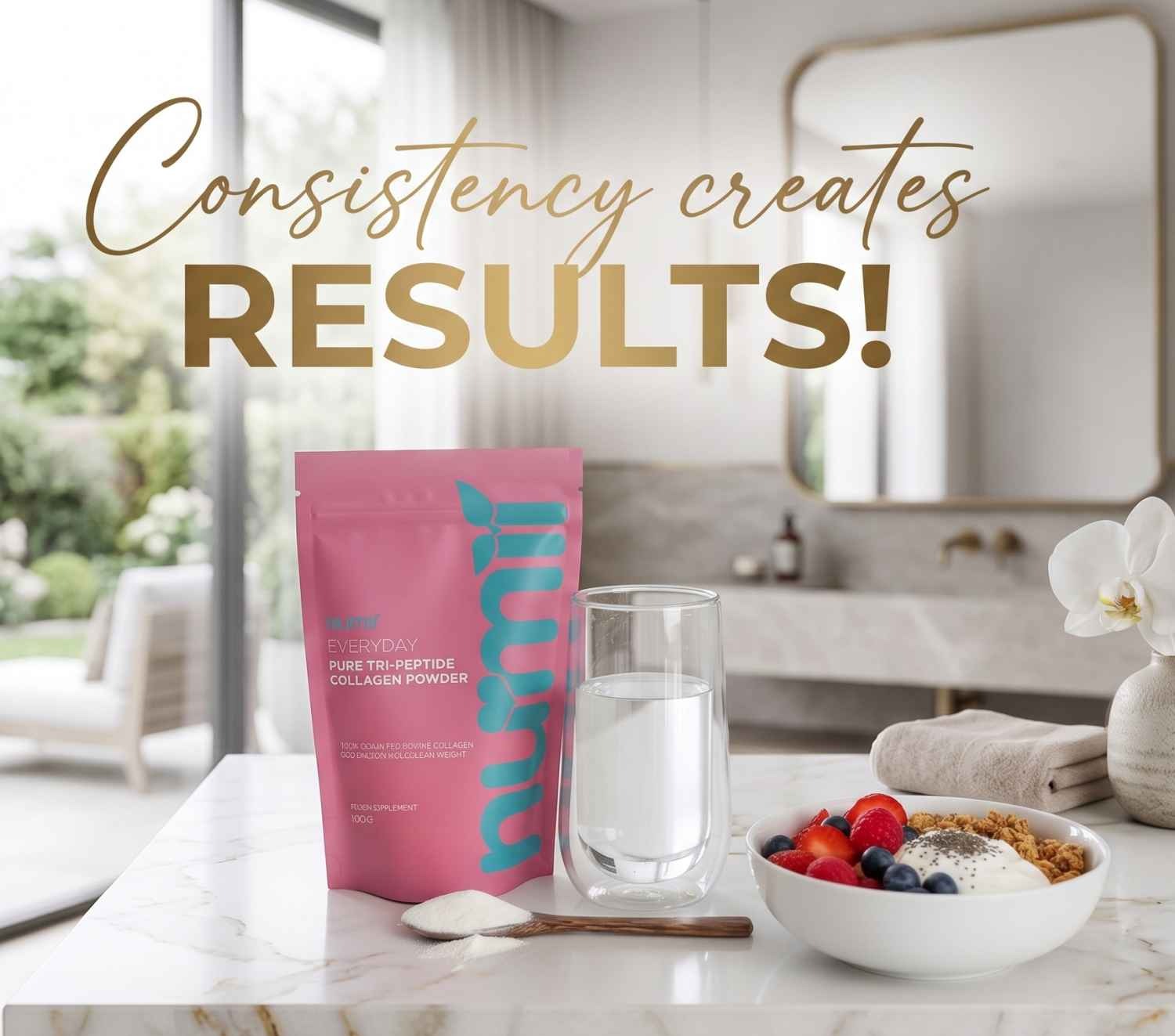 Nu-Mii EveryDay Pure Tri-Peptide Collagen Powder 