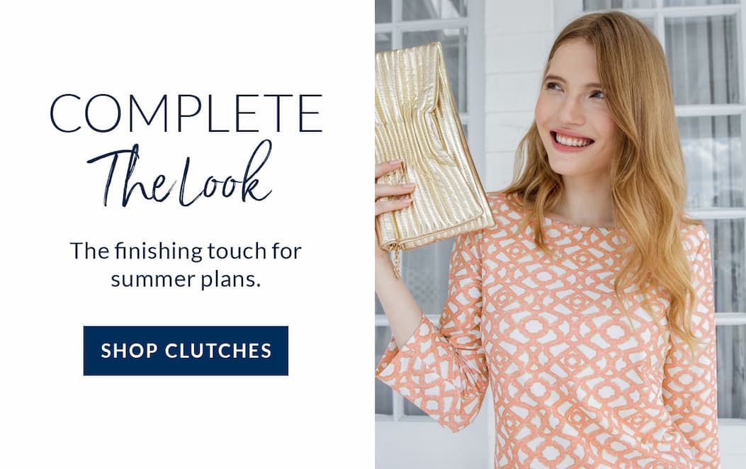 Complete the look with our clutches