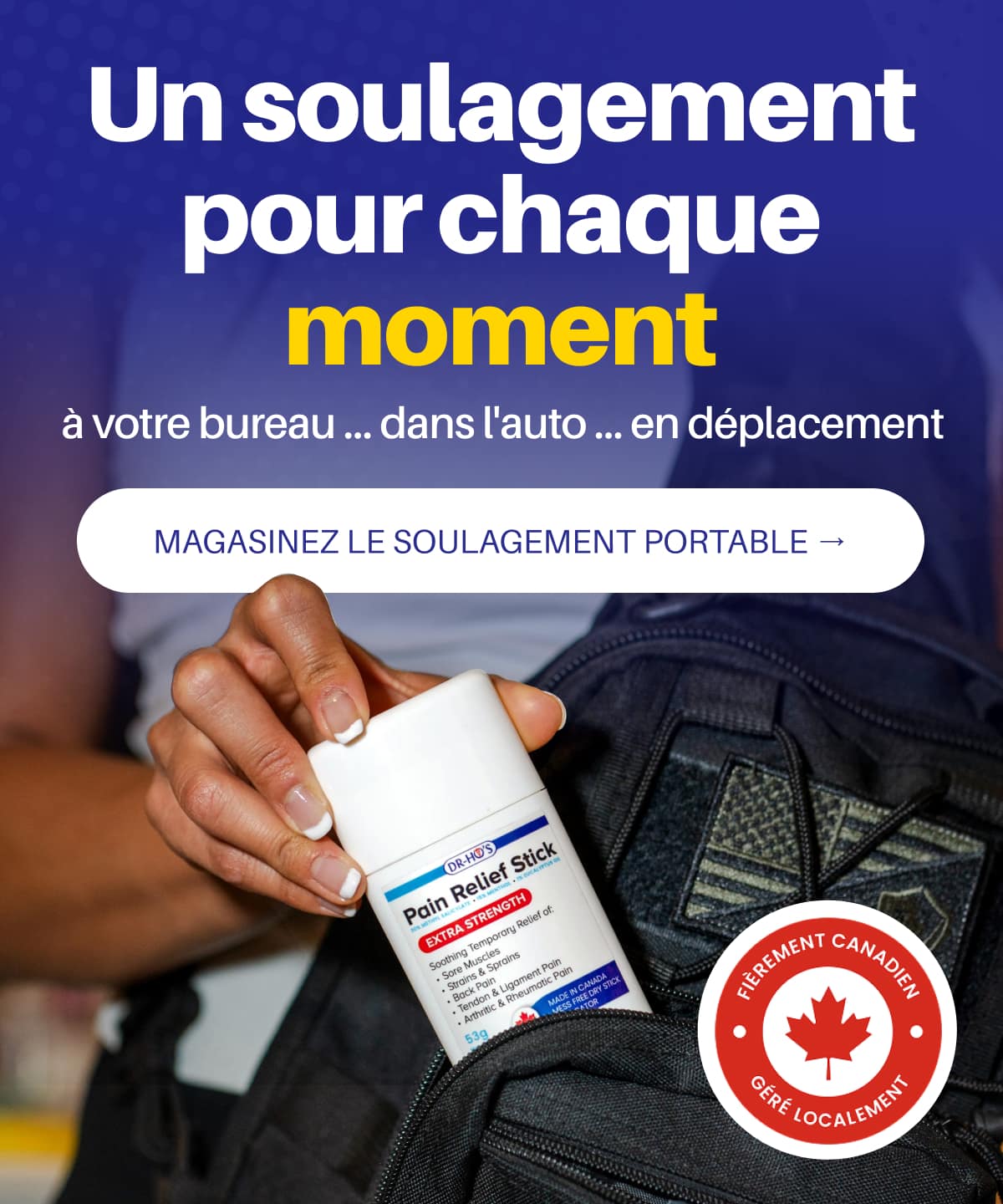 Relief for Every Moment at your desk ... in the car ... on the go