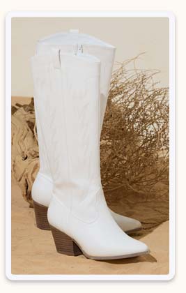 Shop Tall White Western Boots