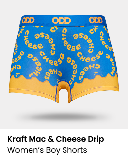 Kraft Mac & Cheese Drip Boy Shorts