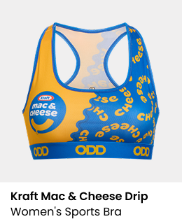 Kraft Mac & Cheese Drip Sports Bra