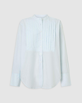 WASHED PLEATED SHIRT