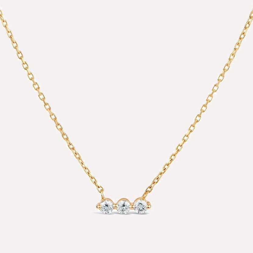 Shuga Lab-Created Diamond Bar Necklace