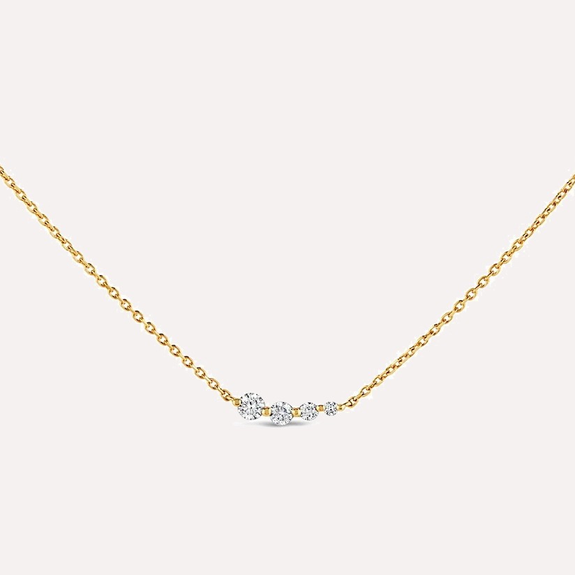 Shuga Tapering Scoop Necklace