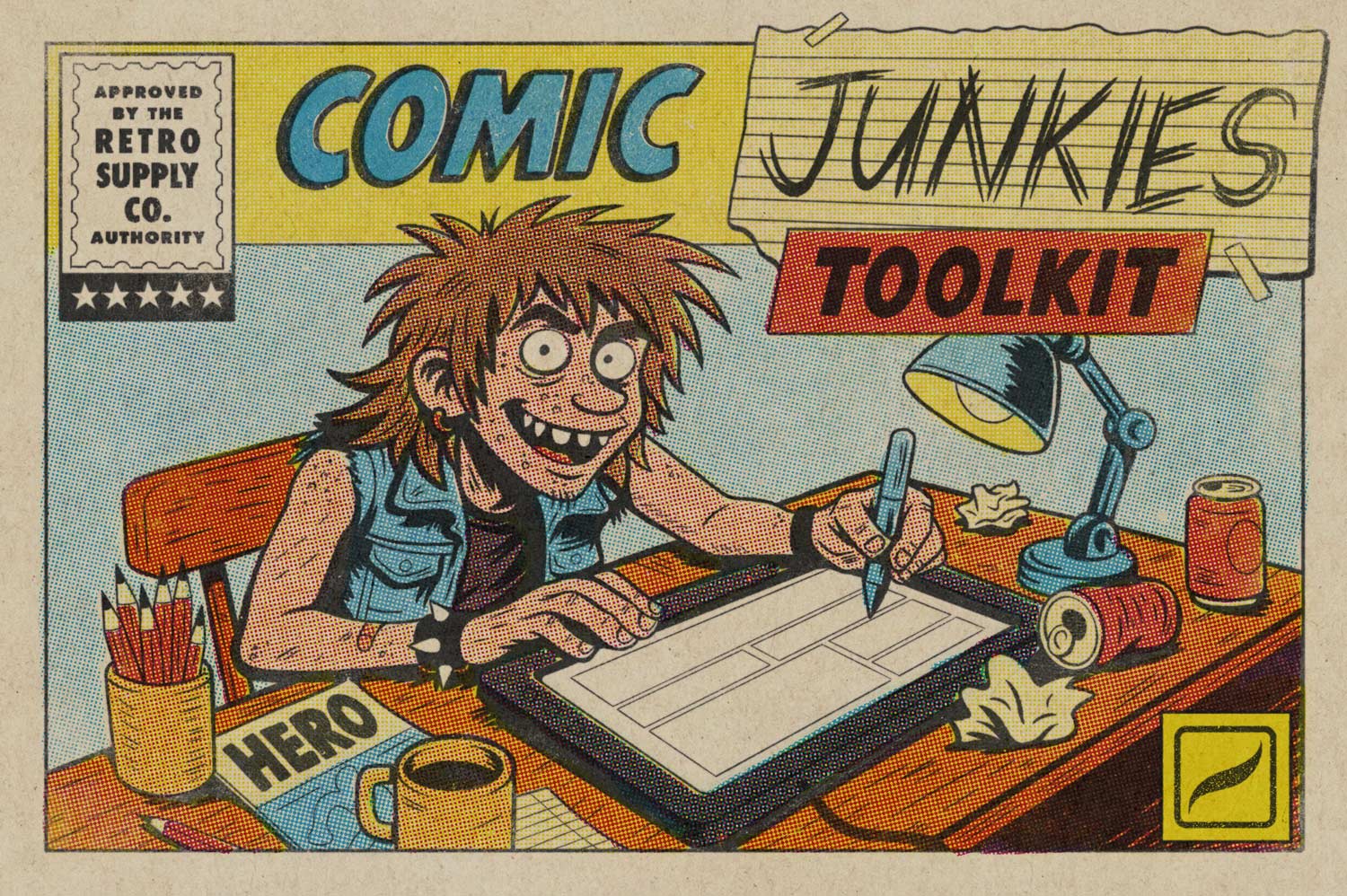 Image of Comic Junkies Toolkit for Procreate