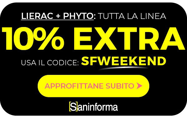 -10% Extra Lierac e Phyto: usa il codice SFWEEKEND