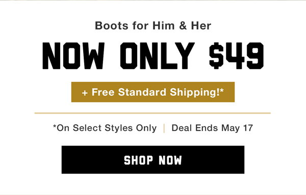 $49 Waterproof Work Boots w/ FREE Standard Shipping