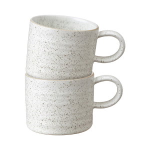 Grain Barley Set Of 2 Small Mugs