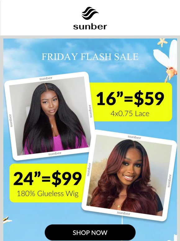 YOU WON! You've scored $59 for a 16 inch WIG!