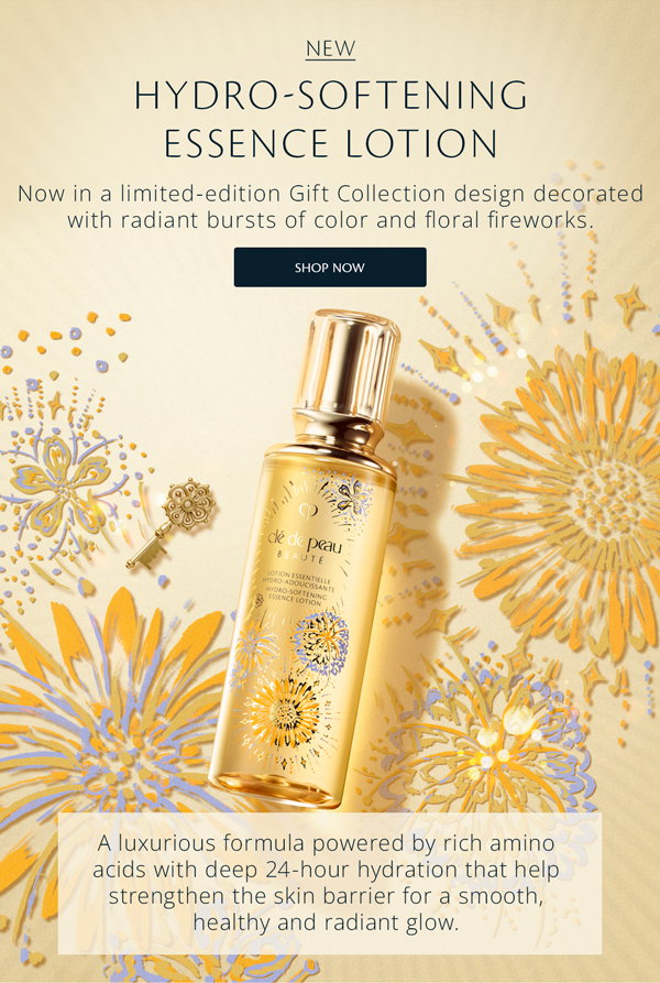 Now in a limited-edition Gift Collection design decorated with radiant bursts of color and floral fireworks