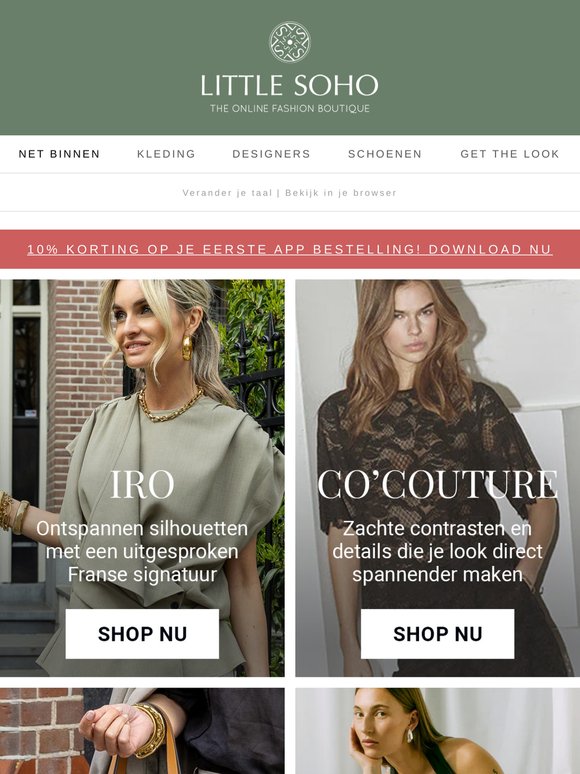 Nu trending: IRO, Co'Couture en meer...💗