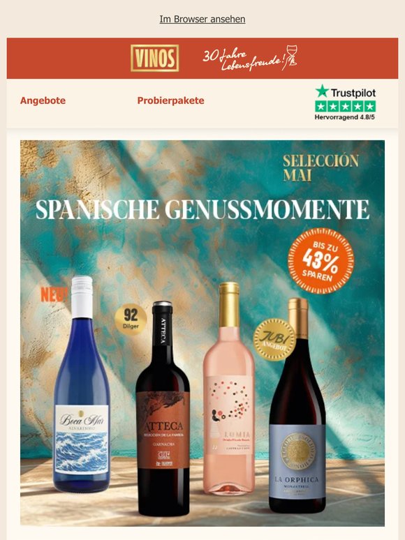 Selección Mai 🍇 Schon probiert? Prämierter Garnacha Atteca