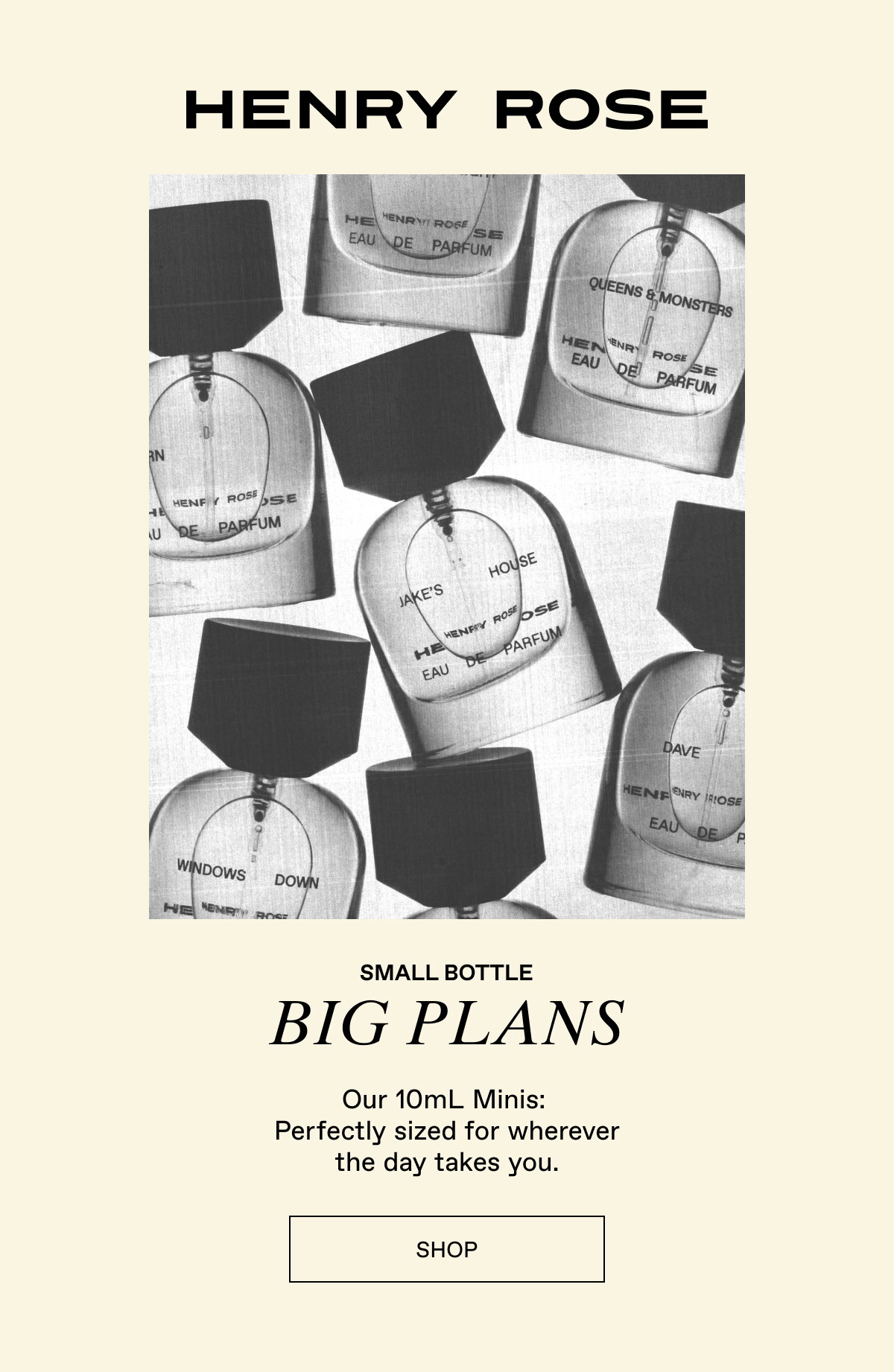 Shop Mini Fragrances by Henry Rose