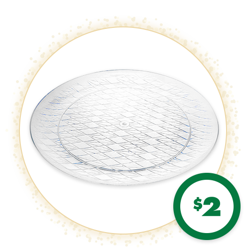 $2 Large Round Trays