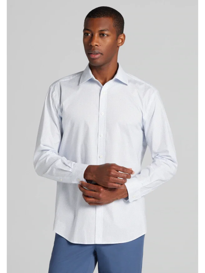 Jos. A. Bank Diamond Polka Dot Sportshirt