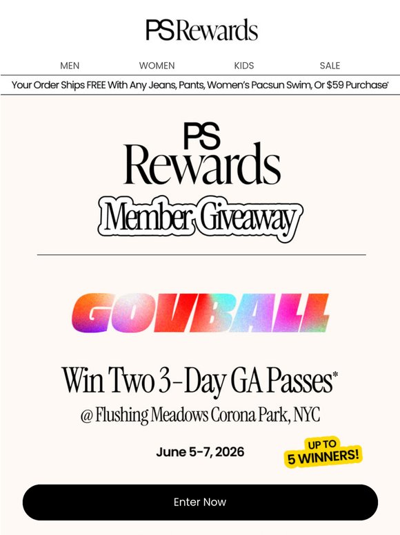 Members Only: Enter To Win Governors Ball Tix 🍎