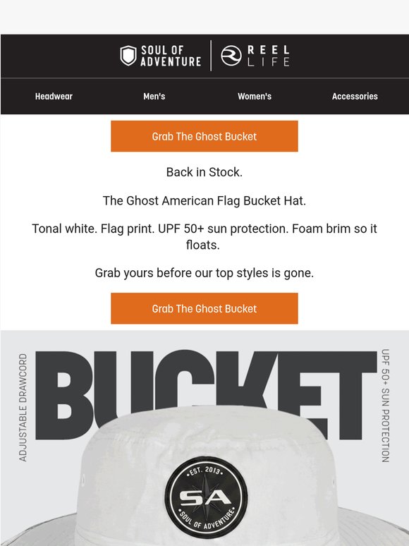 The Ghost American Flag Bucket Is Back 🇺🇸