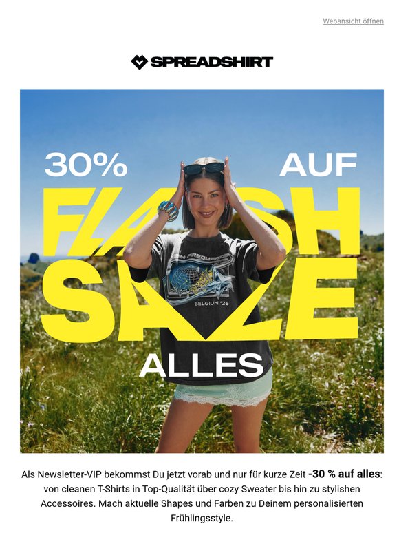 🔔 -30% auf alles: der Super Spring Sale startet
