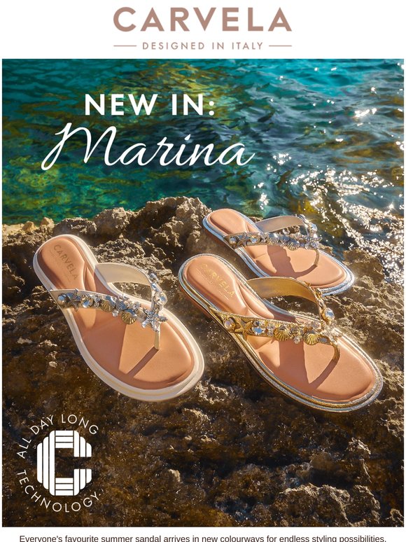 New In: Marina Sandals