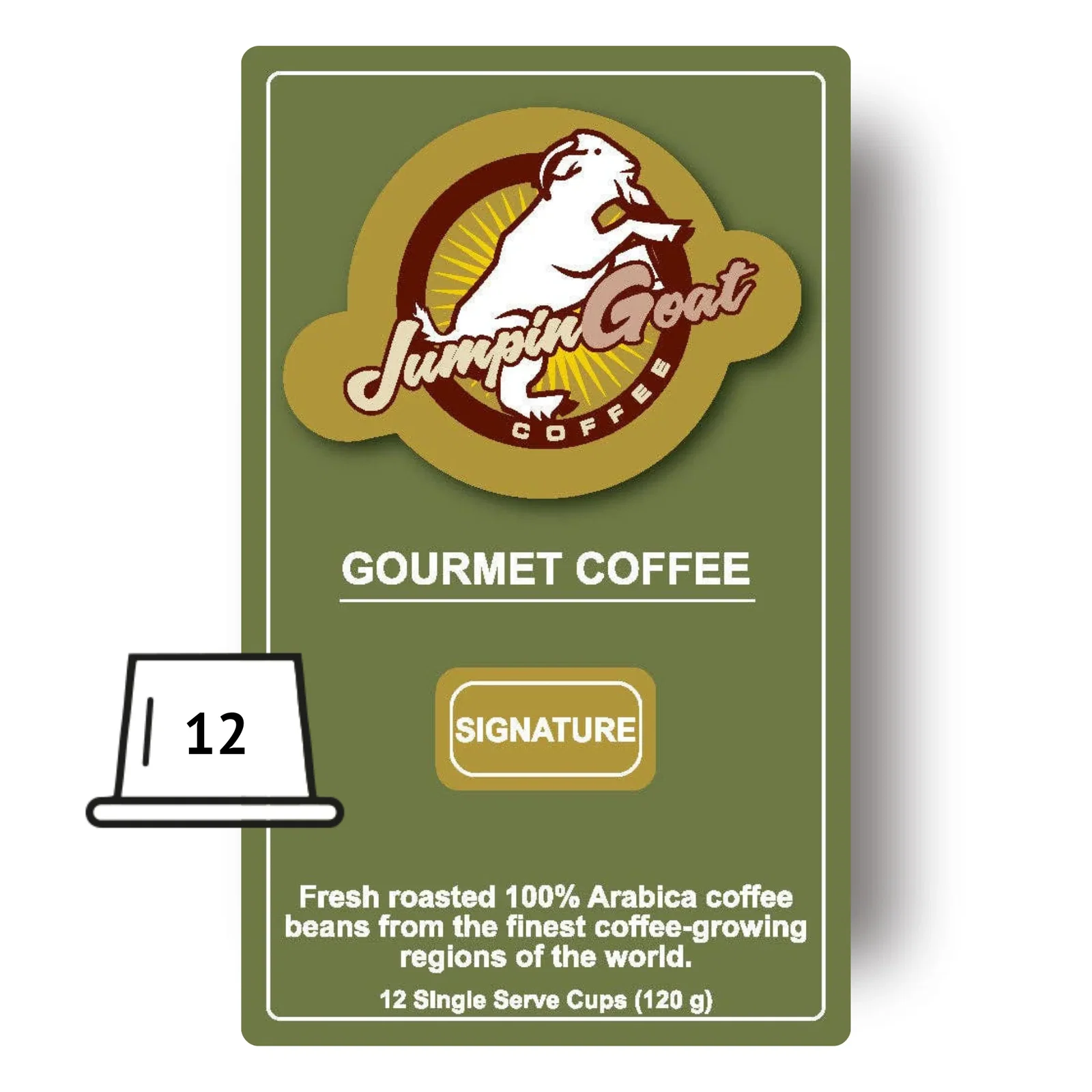 Image of Signature Coffee - Medium- Dark Roast - 100% Arabica - 12 Pods