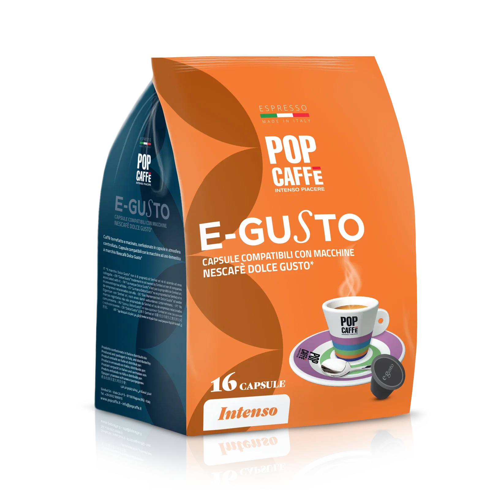 Image of E-Gusto Intenso - 16 Pods