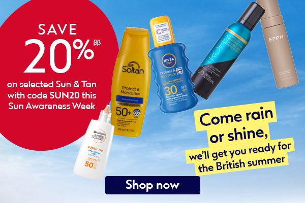 Save on sun and tan!