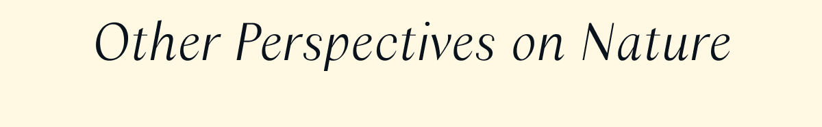 Other Perspectives on Nature 