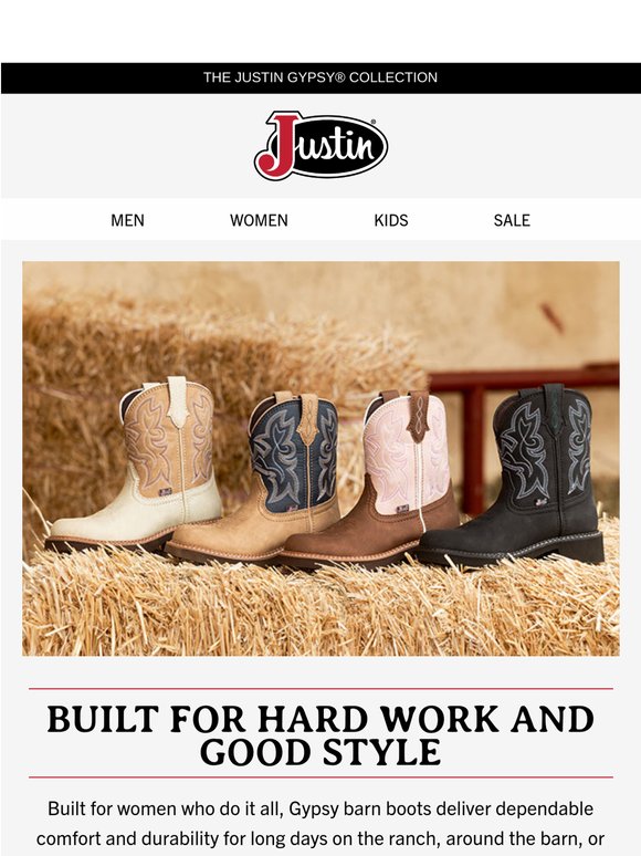 Justin Gypsy: Your New Favorite Barn Boot