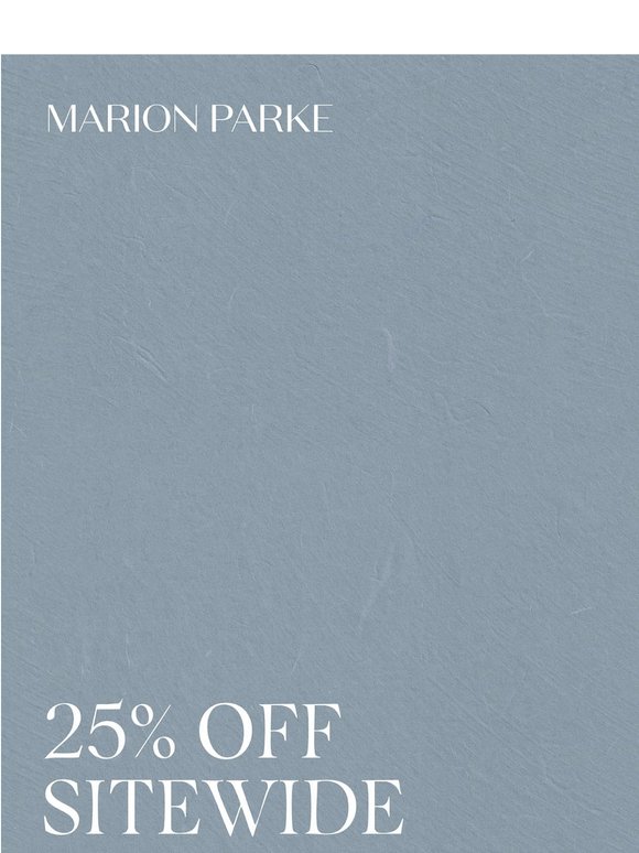 25% Off Sitewide