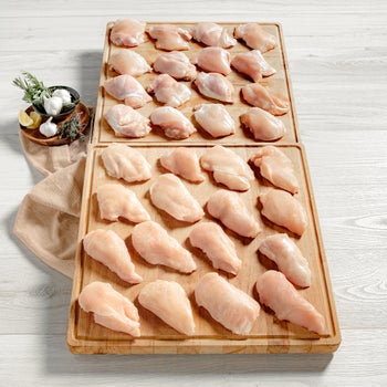 Rastelli's Antibiotic-free Chicken Breast and Thigh Pack, 32 Total Packs, 10 lbs Total