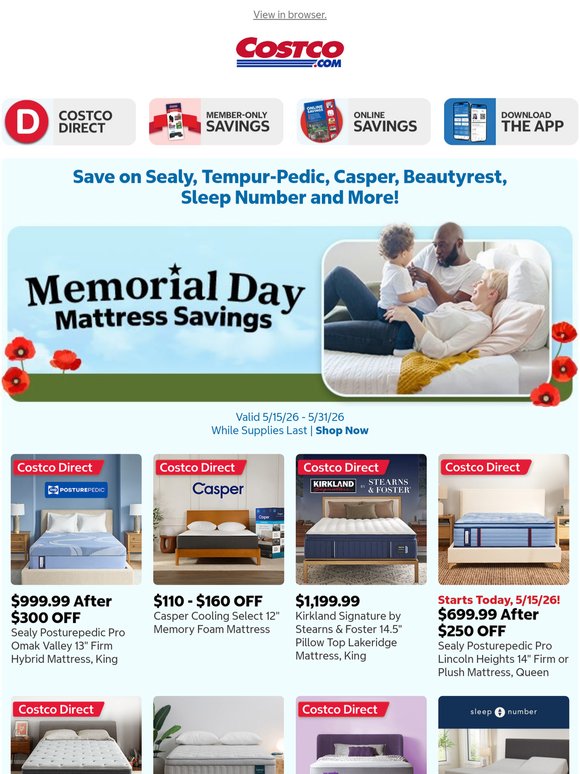 Refresh Your Mattress This Memorial Day!