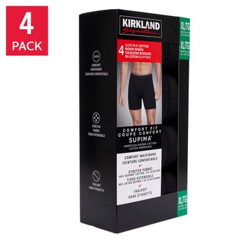 Kirkland Signature Men's Boxer Brief, 4-Pack