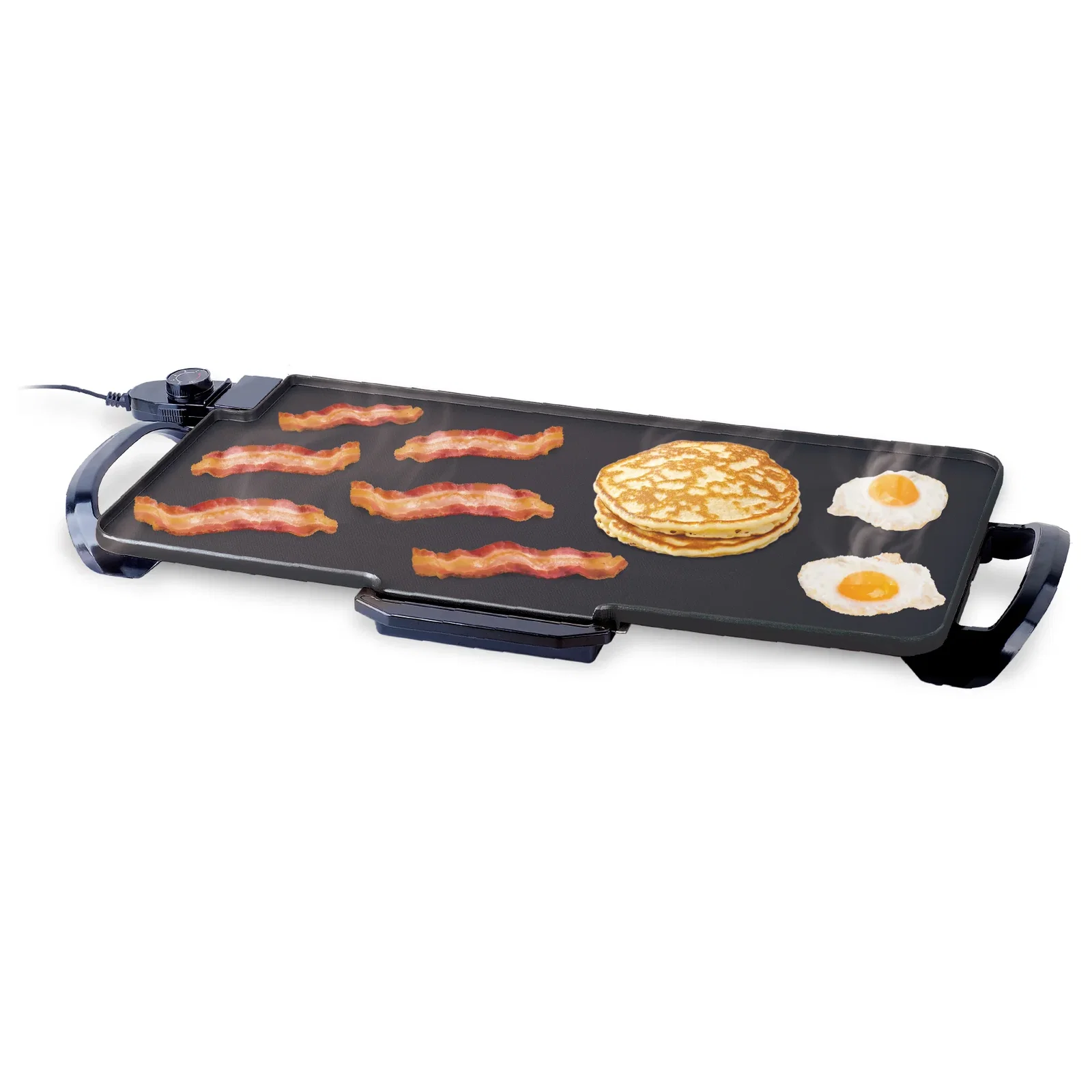 Image of Complete Cuisine 24" x 12" Electric Family Size Griddle, XL Cooking Surface