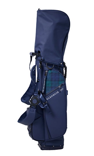 g.STRATHSPEY Waterproof Golf Stand Bag PRE-ORDER BY 30 NOV 2025 - Navy/Tartan