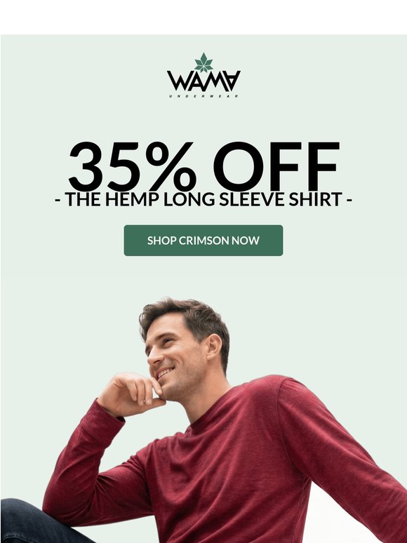35% Off Hemp Long Sleeve Shirt 👕