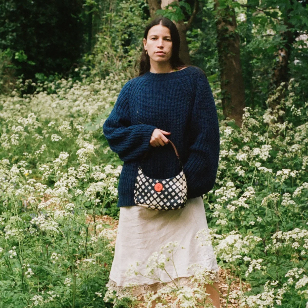 Image of Venn Mini Shoulder Bag - Flower Galaxy Midnight