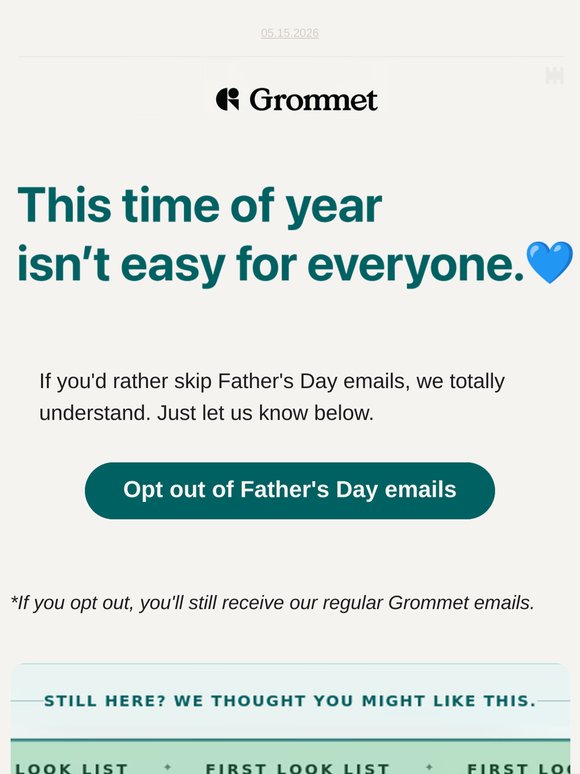 A little note before Father's Day 💙