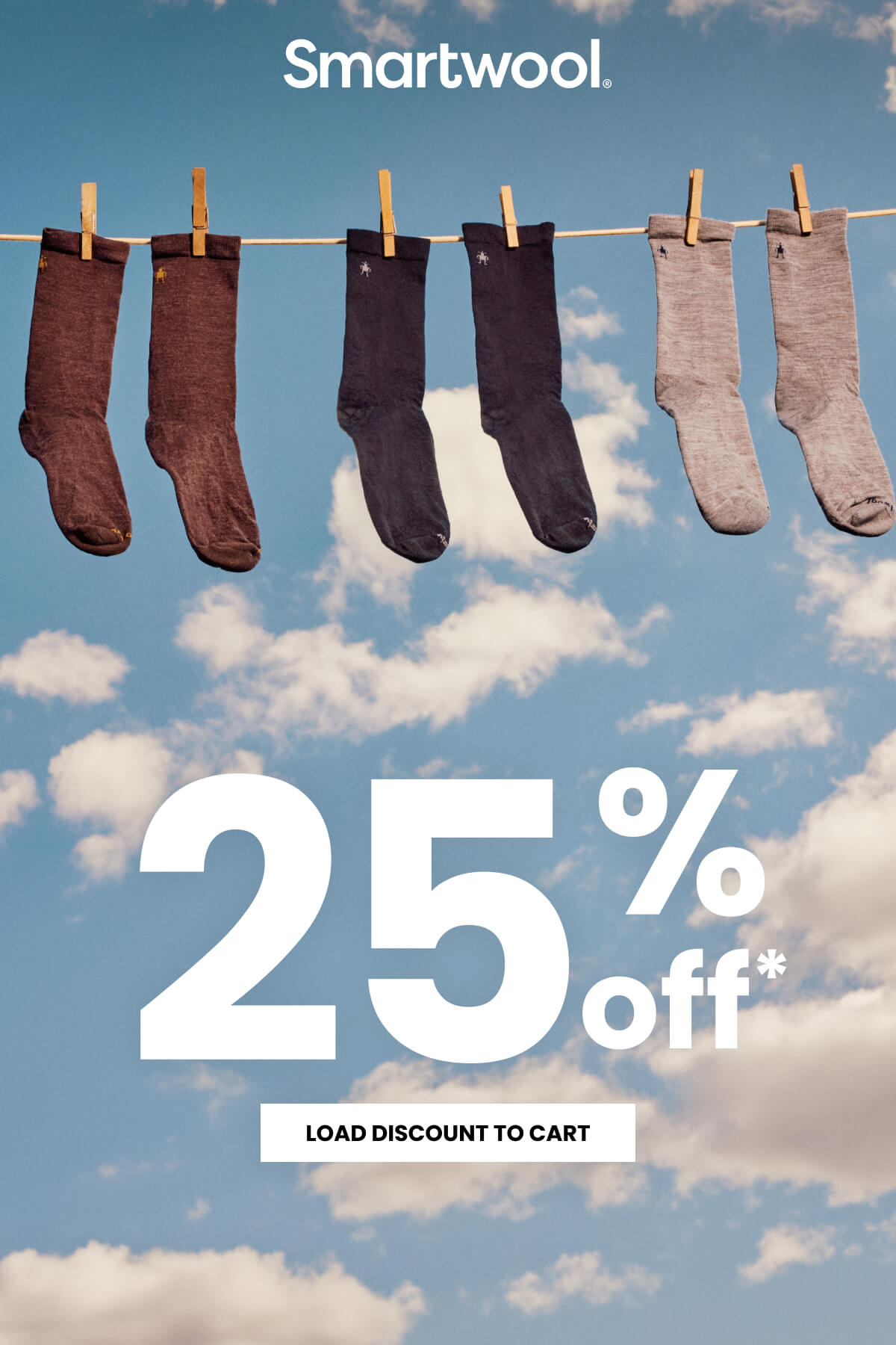 Get 25% off. Add your discount to cart.