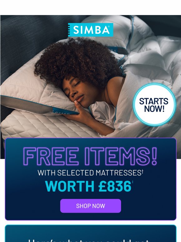 Open for FREE items worth £836 💫