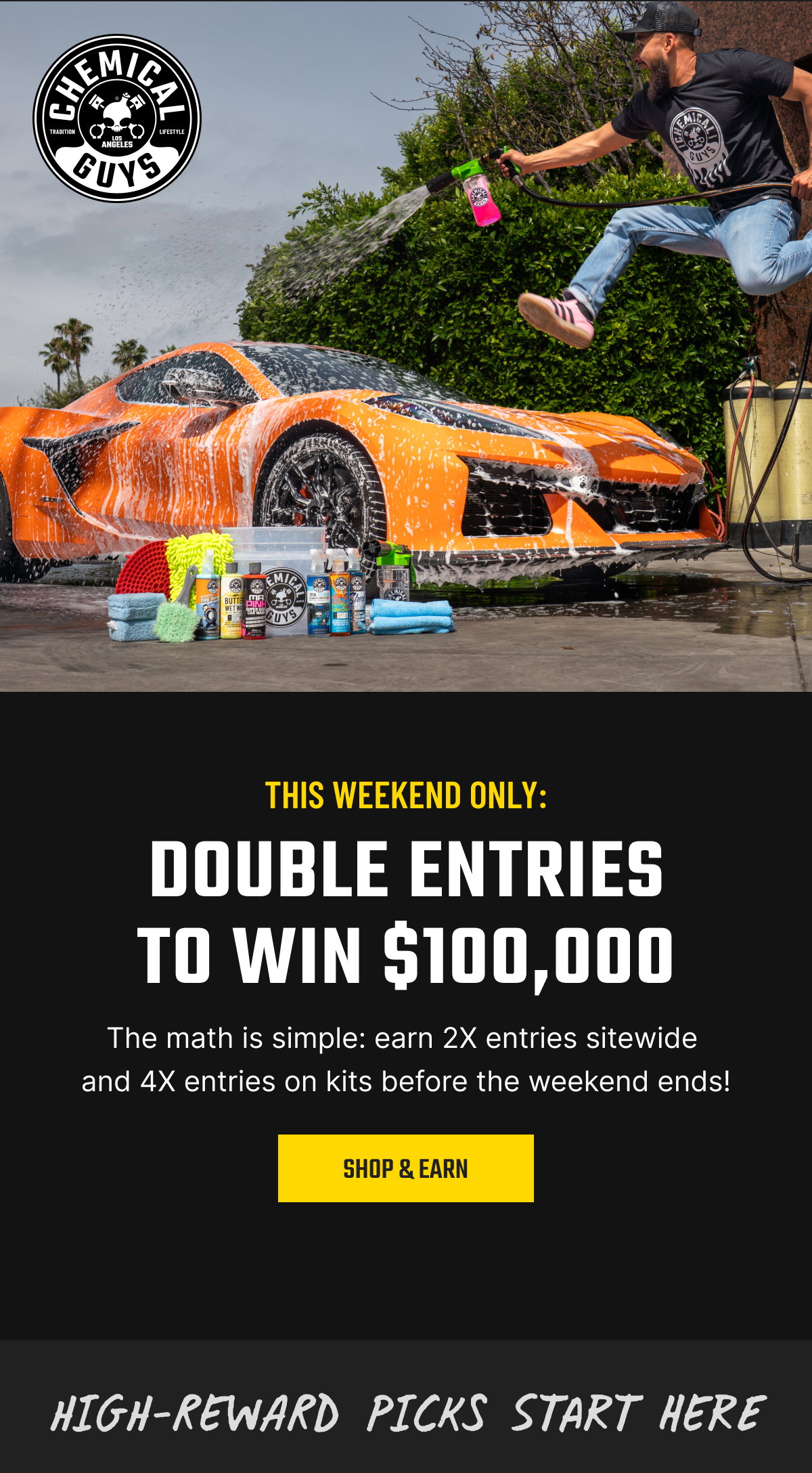 This Weekend Only: Double Entries to win $100,000