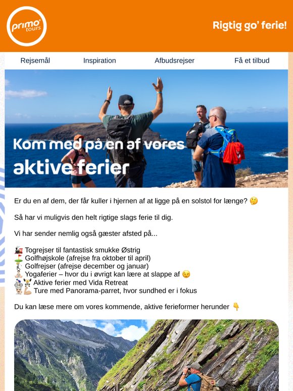 Kan det friste med en aktiv ferie? 😍