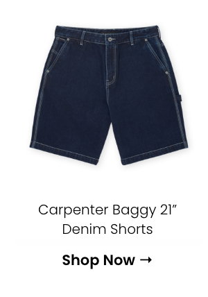 Carpenter Baggy 21" Denim Shorts