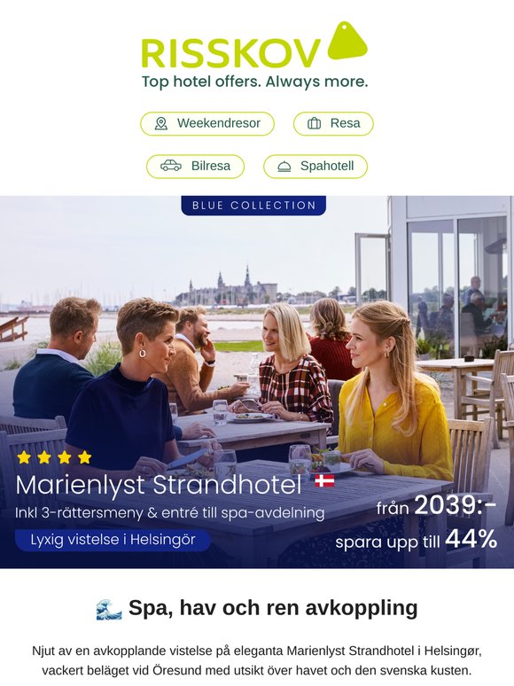 💙 Upplev Marienlyst Strandhotel – havsutsikt, spa och exklusiv avkoppling ✨