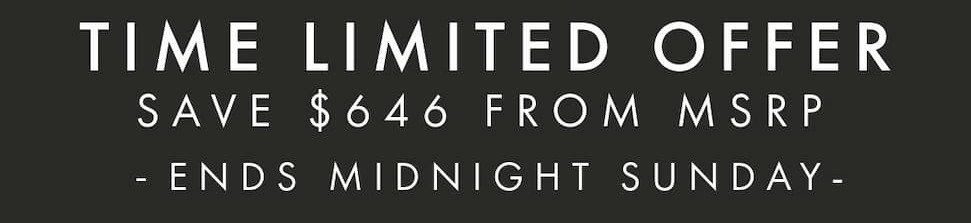Luxury chronograph. Limited-time drop—save $646 before it’s gone.