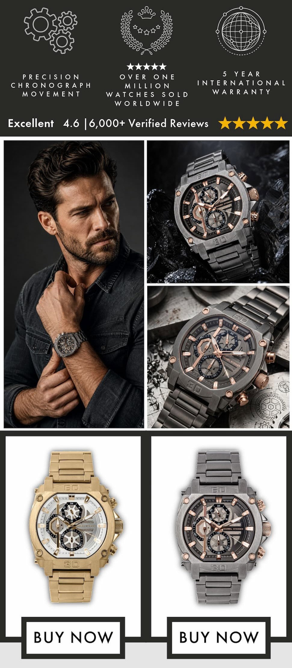 Luxury chronograph. Limited-time drop—save $646 before it’s gone.