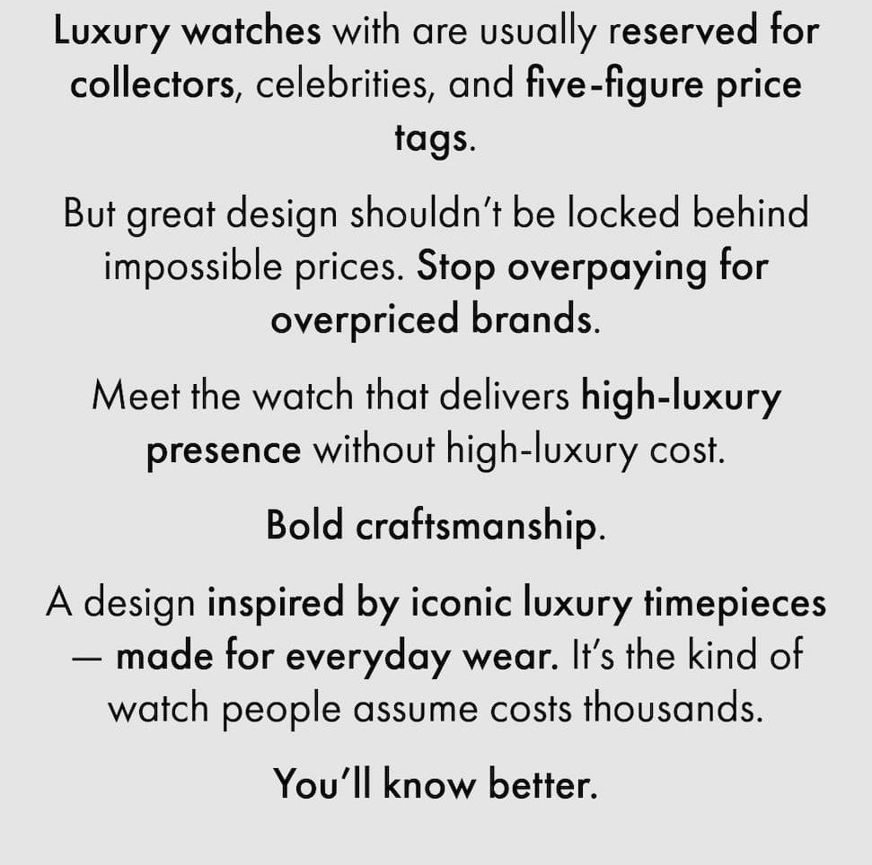 Luxury chronograph. Limited-time drop—save $646 before it’s gone.