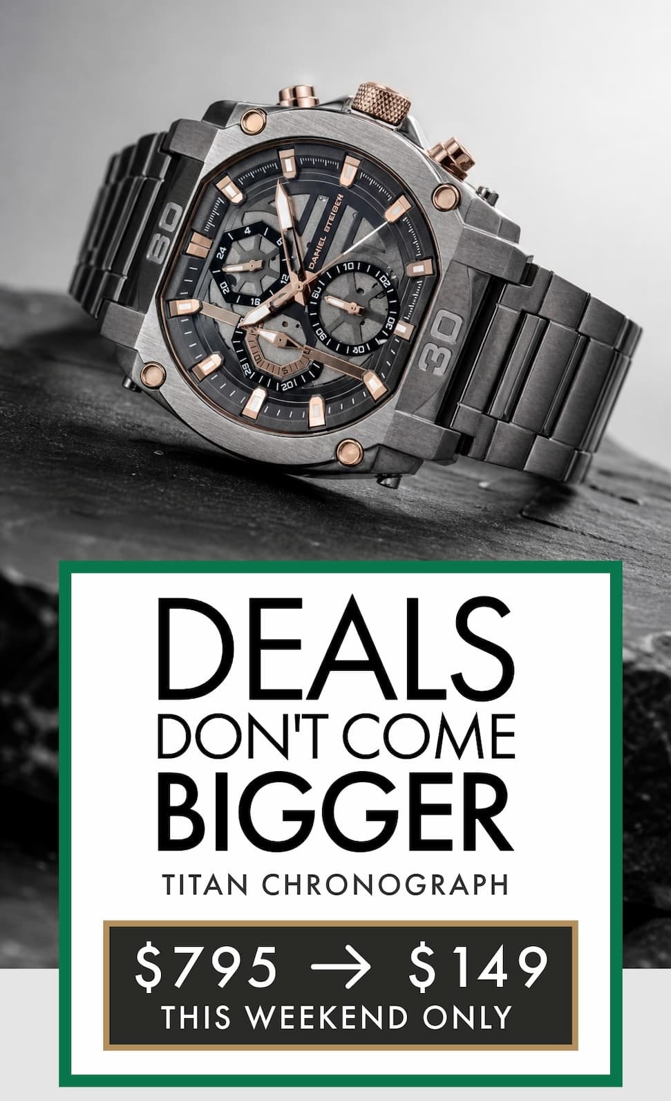 Luxury chronograph. Limited-time drop—save $646 before it’s gone.